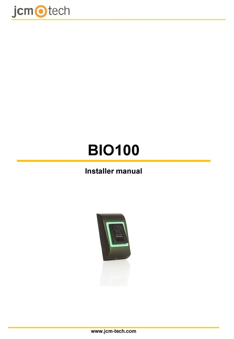 jcm-tech BIO100 User guide