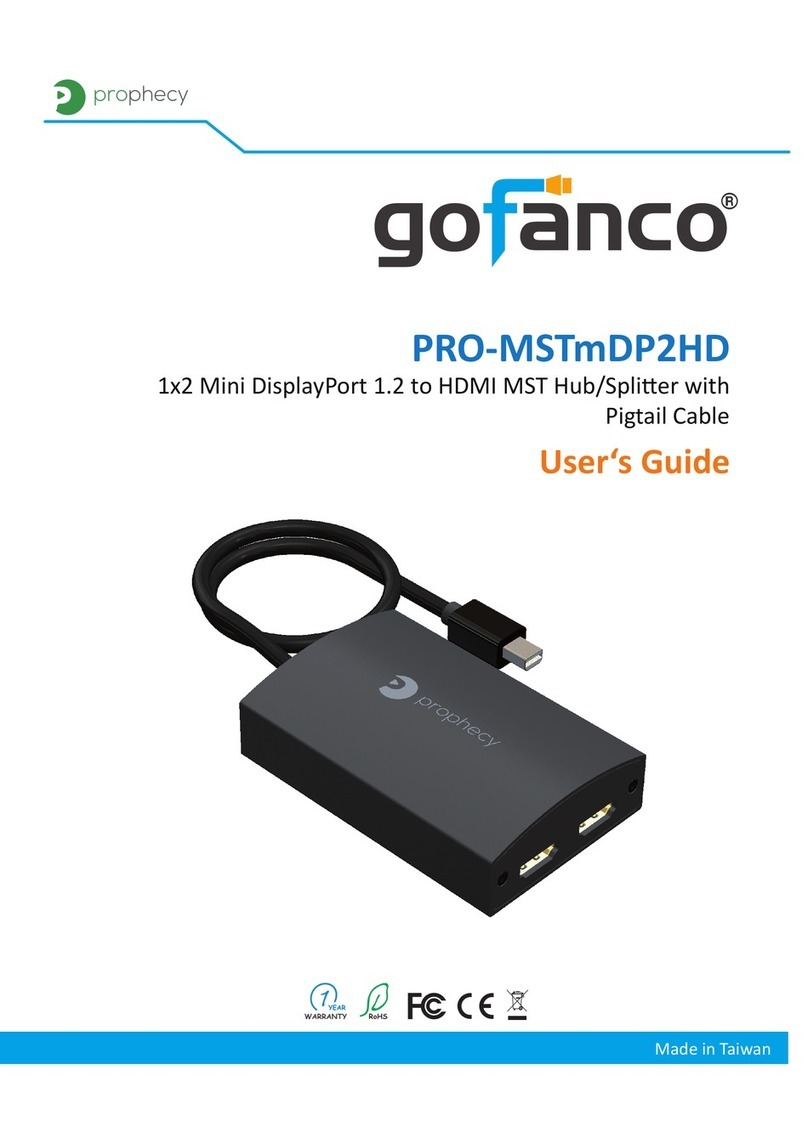 gofanco Prophecy PRO-MSTmDP2HD user guide