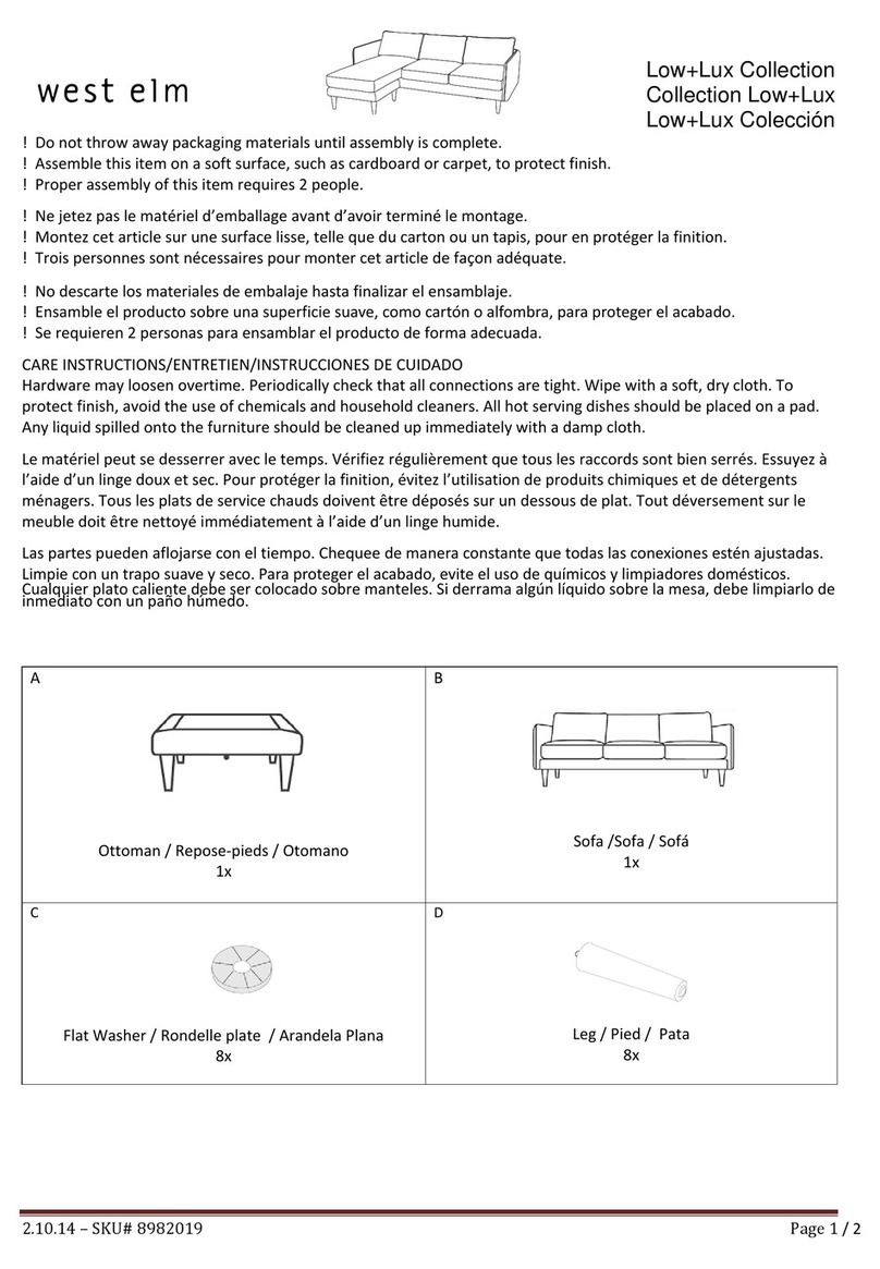 West Elm Low+Lux 8982019 User manual