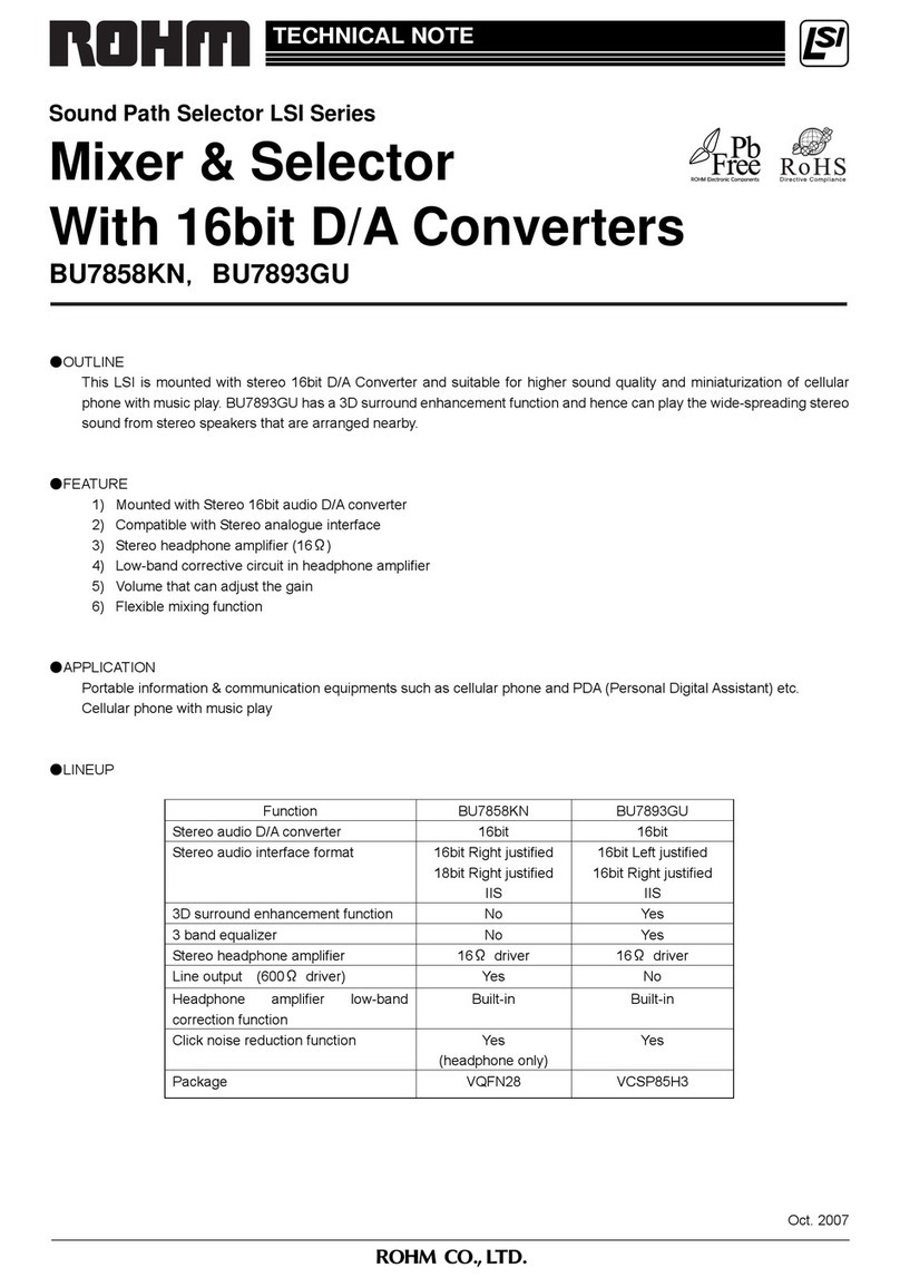 Rohm LSI Series Technical note