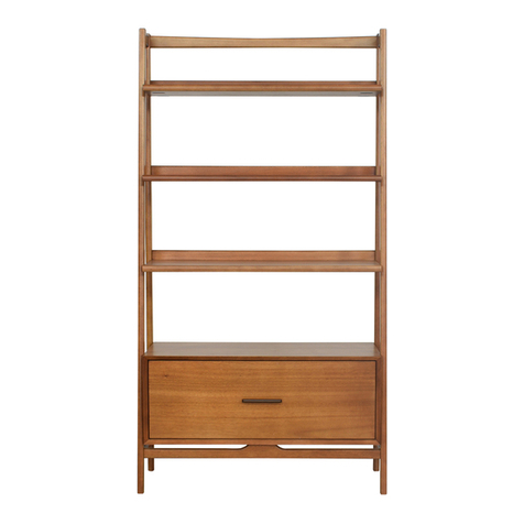 West Elm Mid Century Tall Bookcase 2060069 User manual West Elm Mid Century Tall Bookcase 2060069 User manual