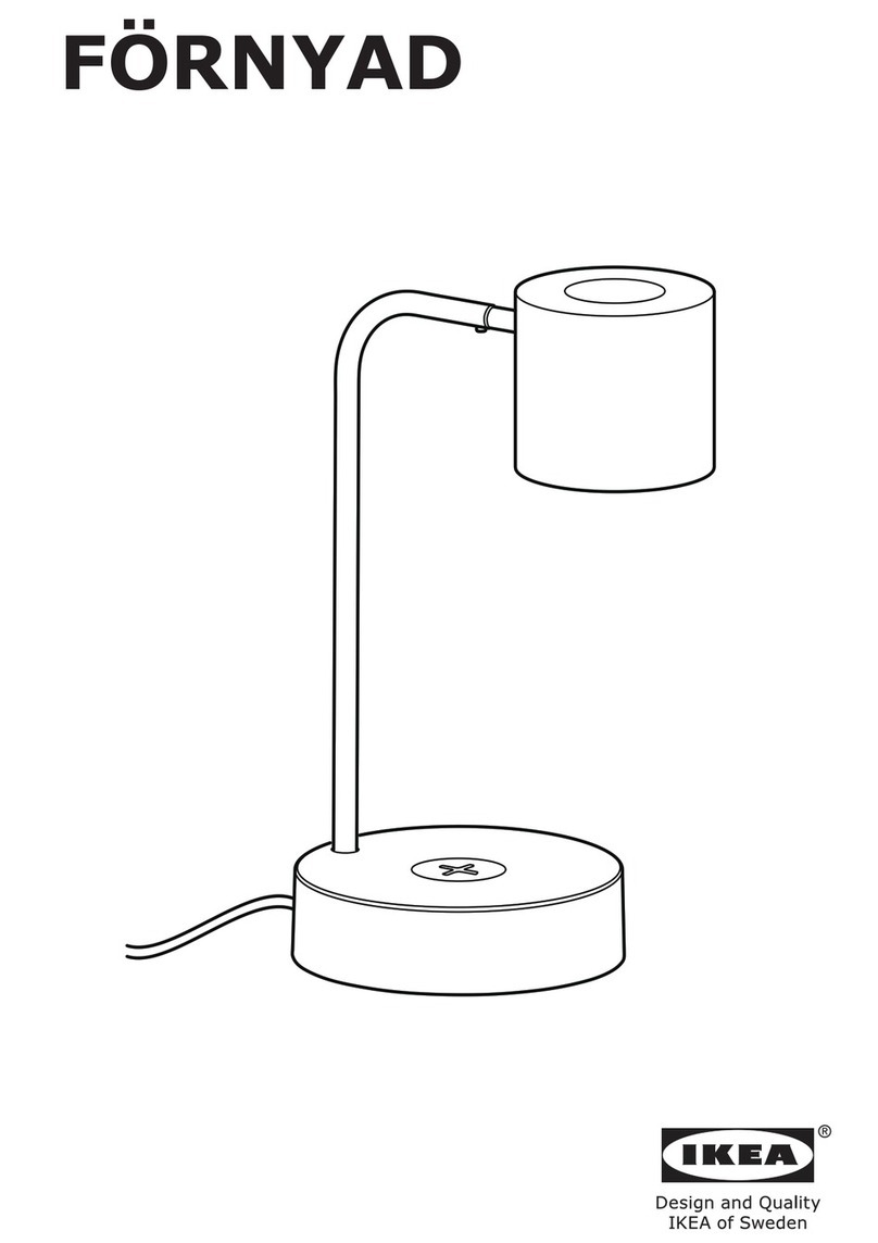 IKEA FORNYAD Installation and operating instructions