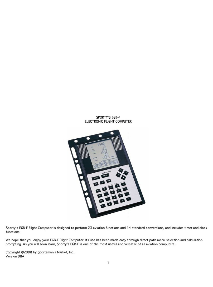 Sporty's E6B-F User manual