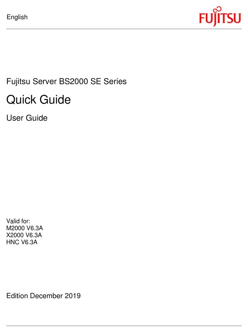 Fujitsu BS2000 SE Series User manual