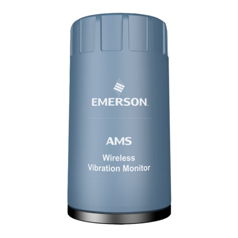 Emerson AMS Wireless Vibration Monitor User manual