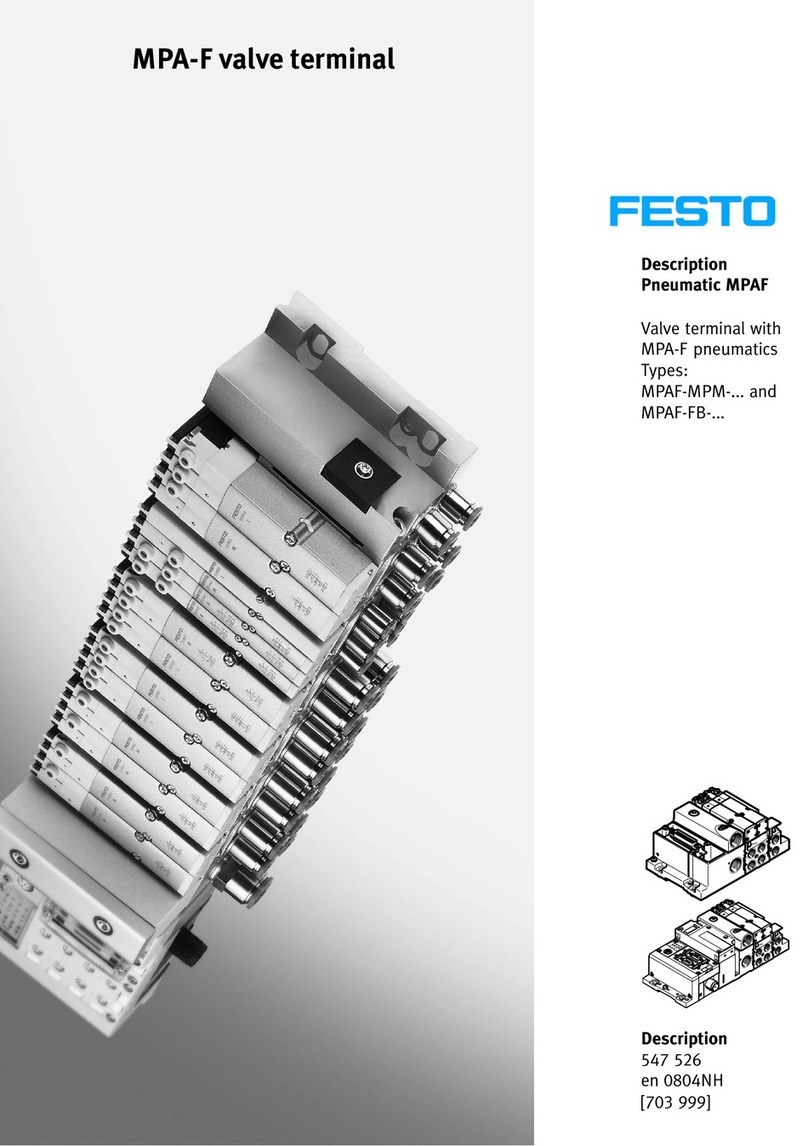 Festo MPA-F Series Operating and installation instructions