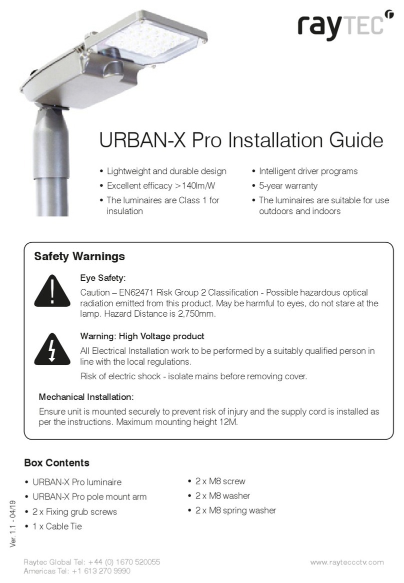 Raytec URBAN-X Pro User manual