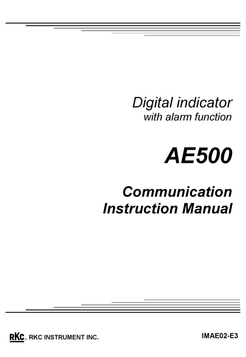 RKC INSTRUMENT AE500 Communication instruction manual
