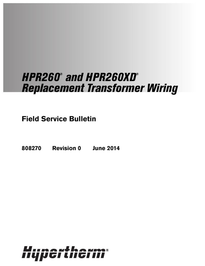 Hypertherm HyPerformance Plasma HPR260 Field Service Bulletin