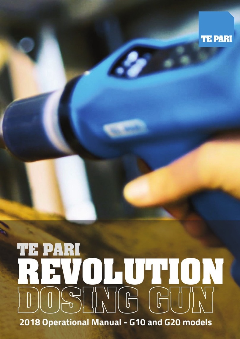 Te Pari Revolution G10 Operational manual