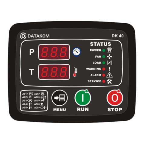Datakom DK-40 user manual Datakom DK-40 user manual