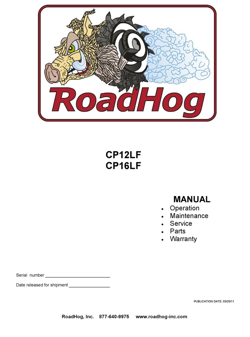 RoadHog CP12LF User manual