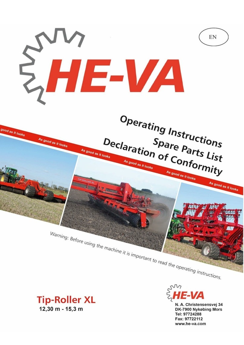 HE-VA Tip-Roller XL Series operating instructions