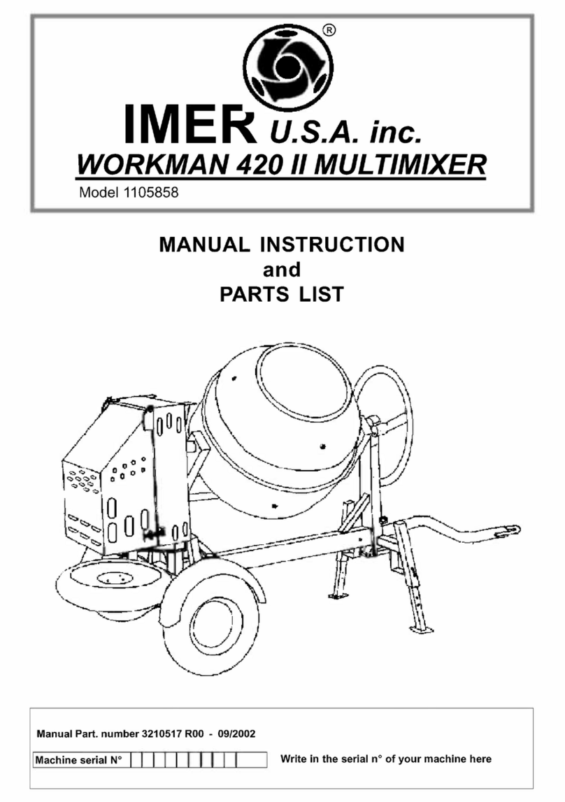 IMER Workman 420 II Datasheet