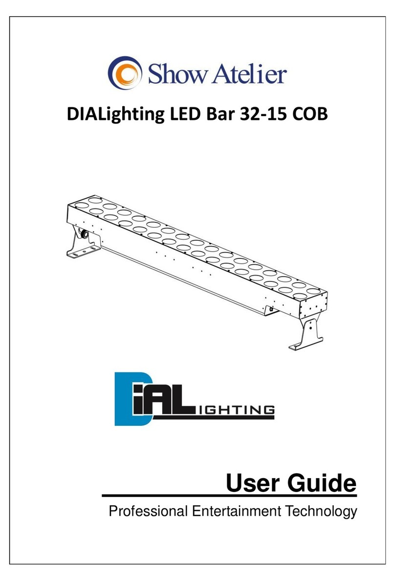 Show Atelier DIALighting LED Bar 32-15 COB User manual