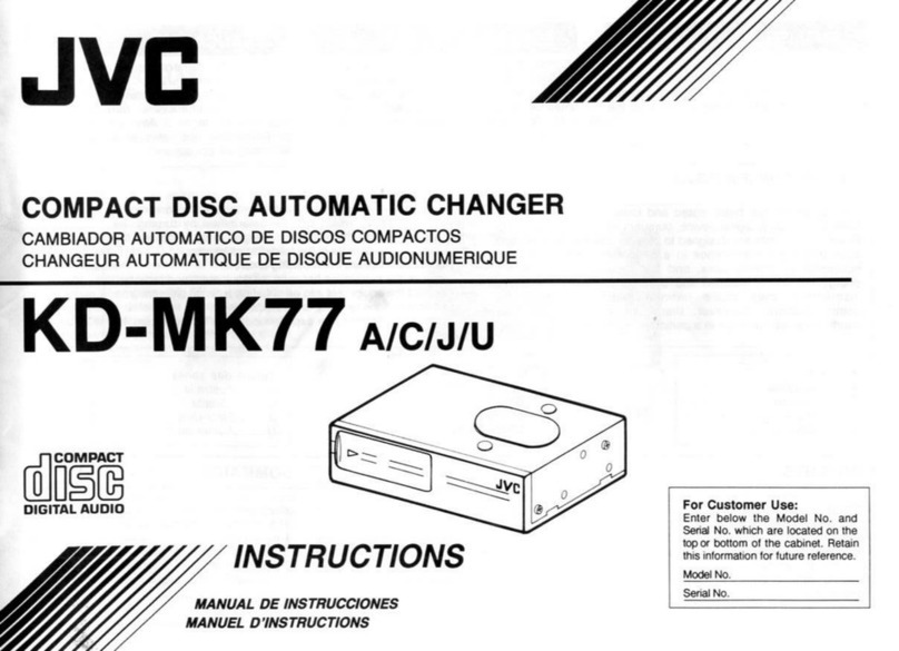 JVC KD-M K77 Series User manual