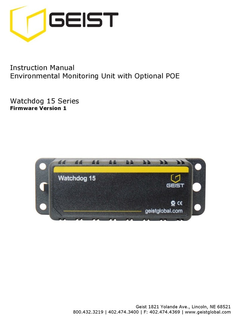 Geist Watchdog 15 Series instruction manual