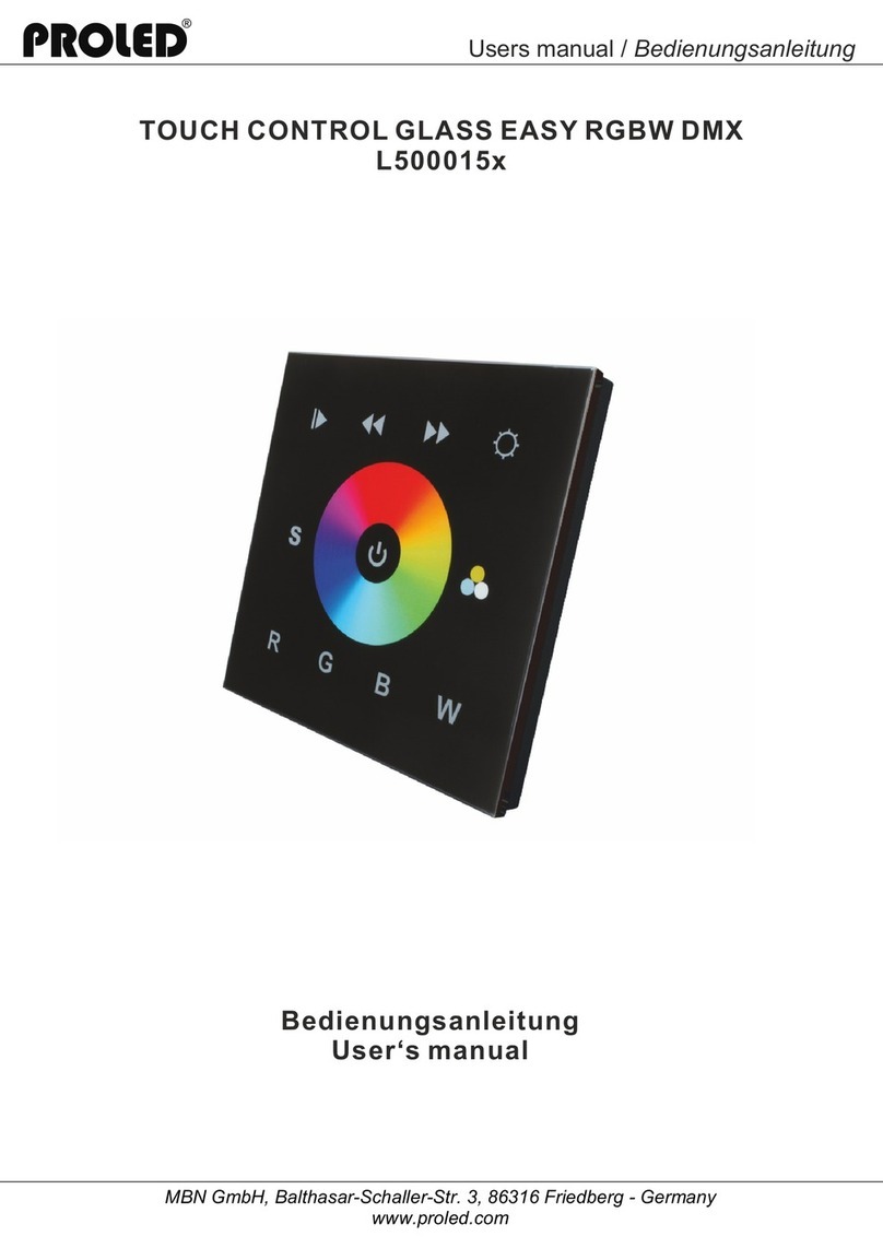 PROLED L500015 Series user manual