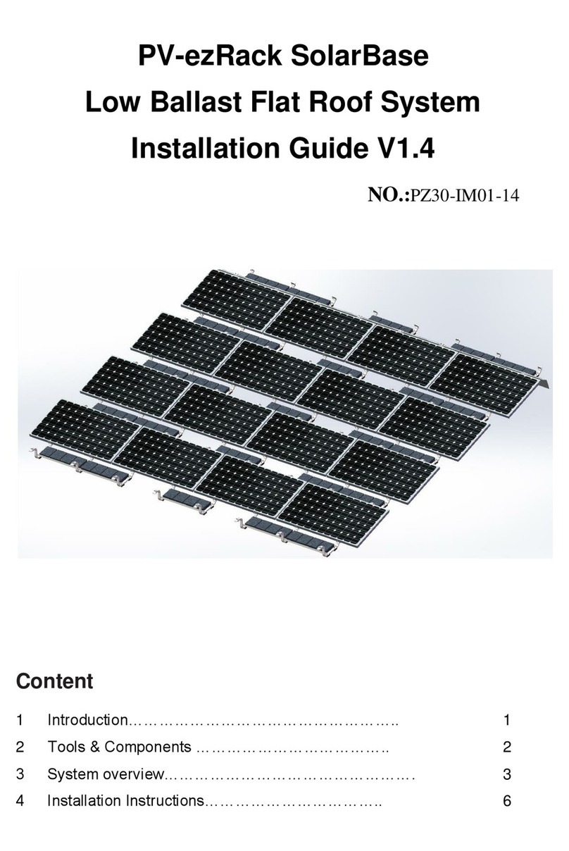 Clenergy PV-ezRack SolarBase installation guide Clenergy PV-ezRack SolarBase installation guide
