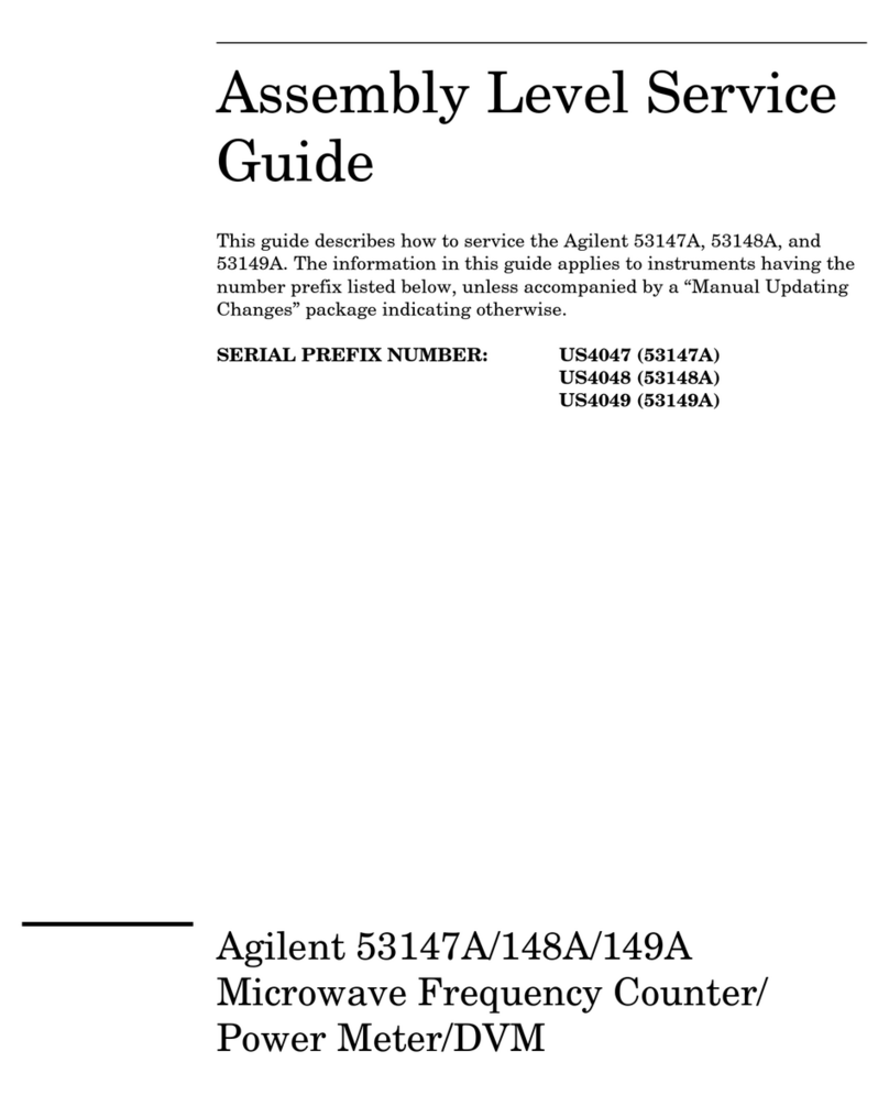 Agilent Technologies 53147A Assembly Level Service Guide
