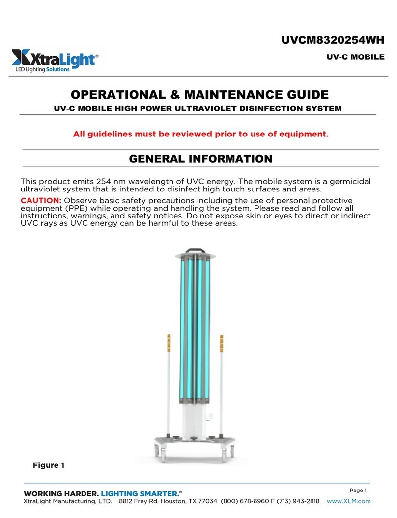 XtraLight UV-C MOBILE OPERATIONAL & MAINTENANCE GUIDE