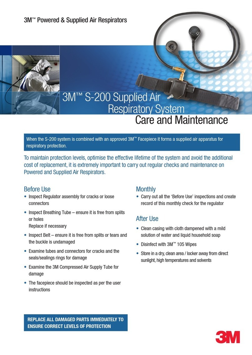 3M S-200 Care and maintenance