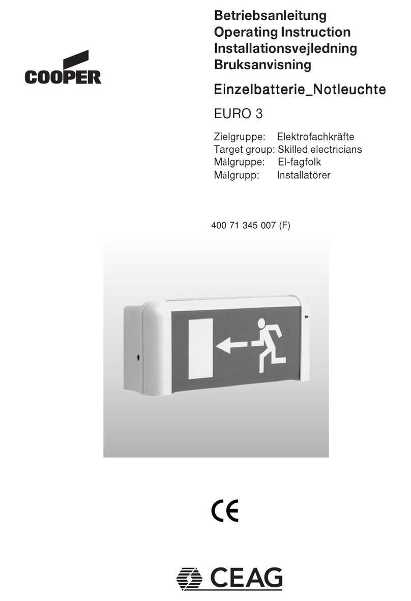 CEAG Cooper EURO 3 User manual