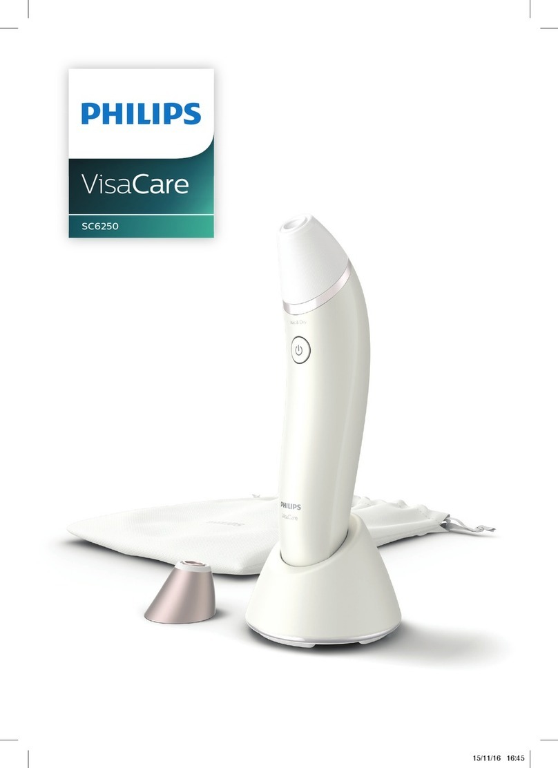 Philips VisaCare Prestige SC6250 User manual