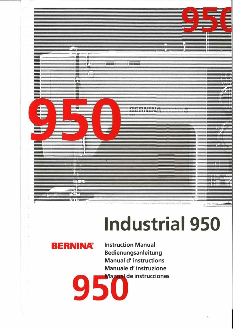 Bernina 950 Industrial User manual Bernina 950 Industrial User manual