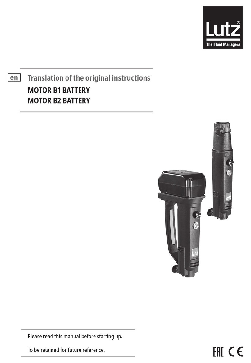 Lutz B1 Translation of the original instructions