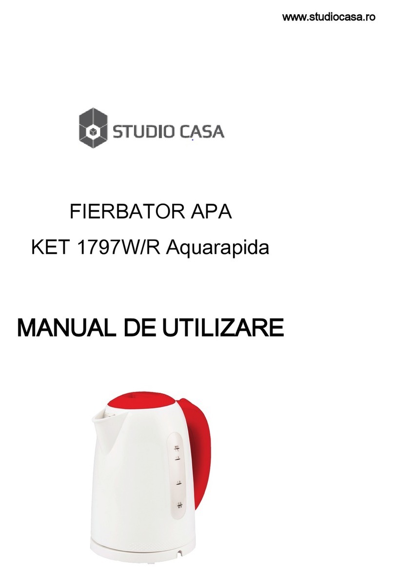 studio casa KEC-1797 instruction manual