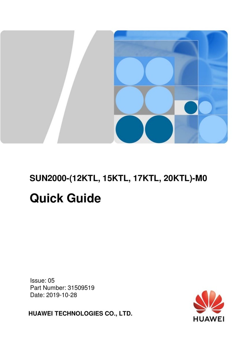Huawei SUN2000 Series quick guide