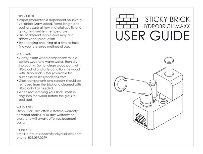 Sticky Brick HYDROBRICK MAXX user guide