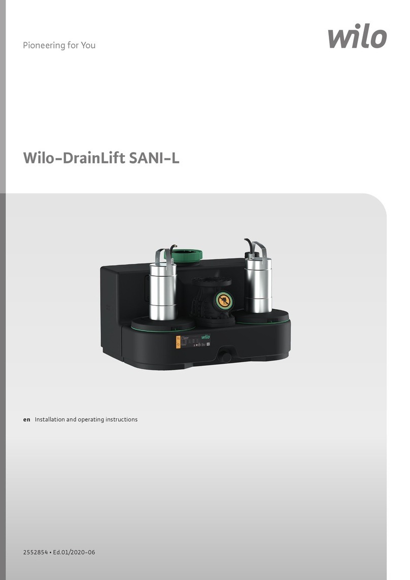 Wilo DrainLift SANI-L Series User manual