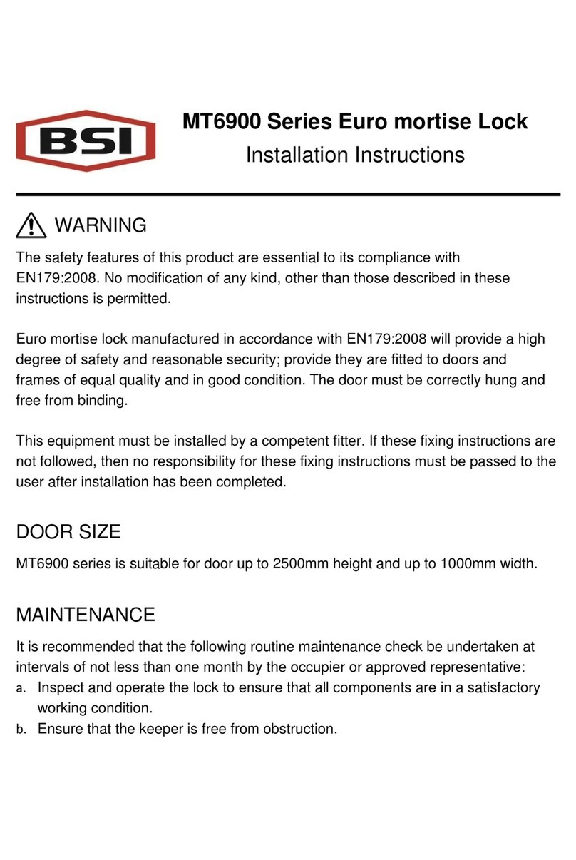 BSi MT6900 Series User manual