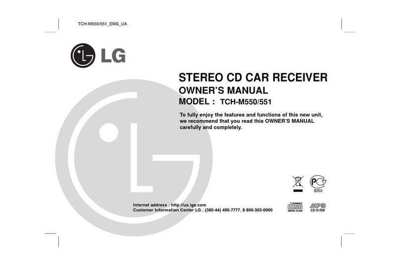 LG TCH-M550 User manual