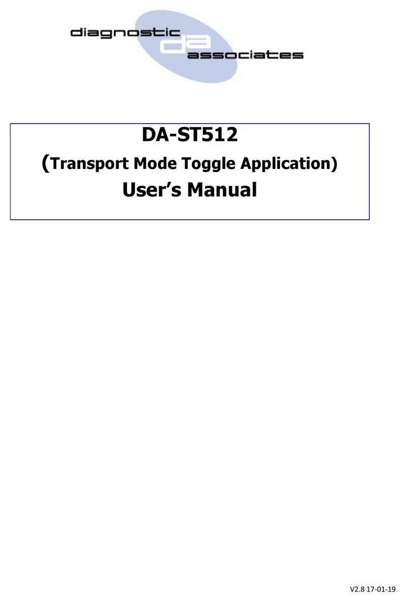 Diagnostic Associates DA-ST512 user manual