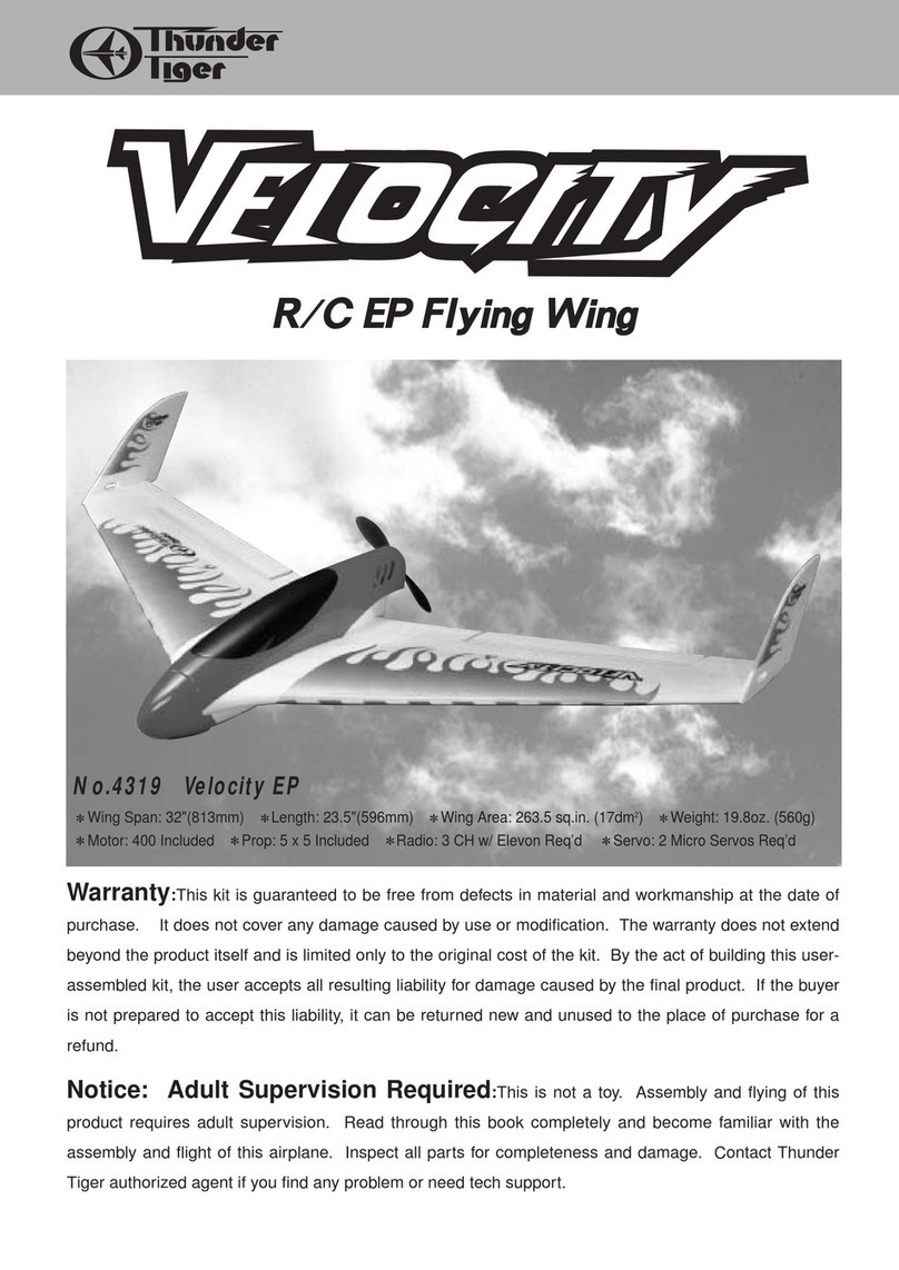 THUNDER TIGER Velocity EP Assembly instruction