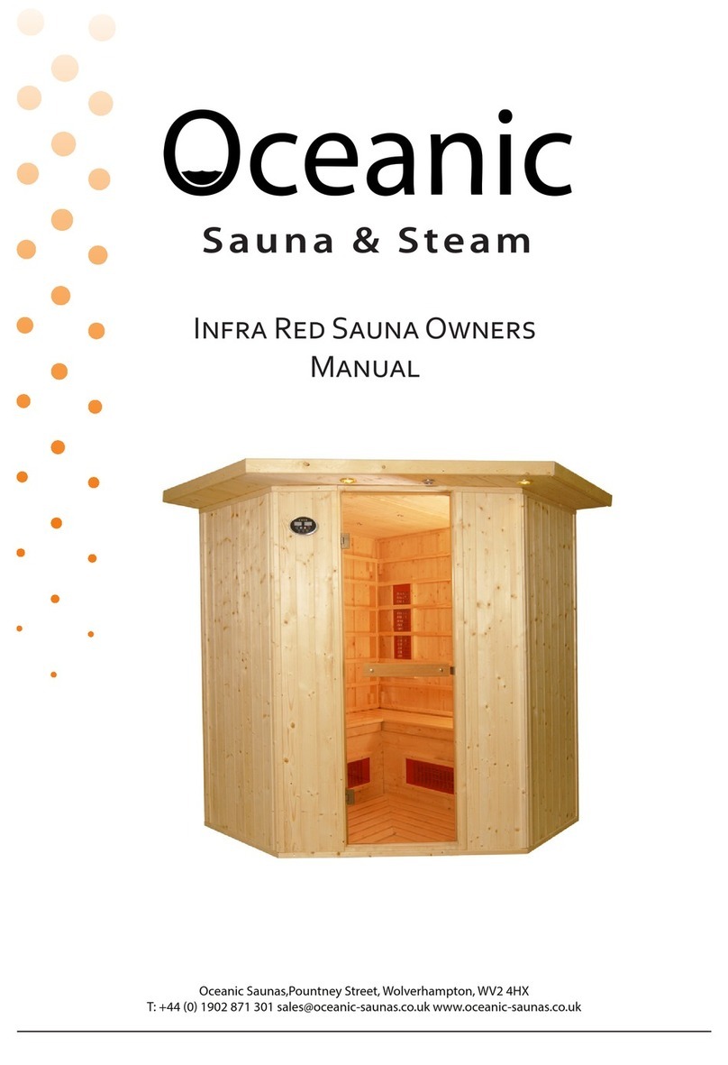 Oceanic Infra Red Sauna owner's manual