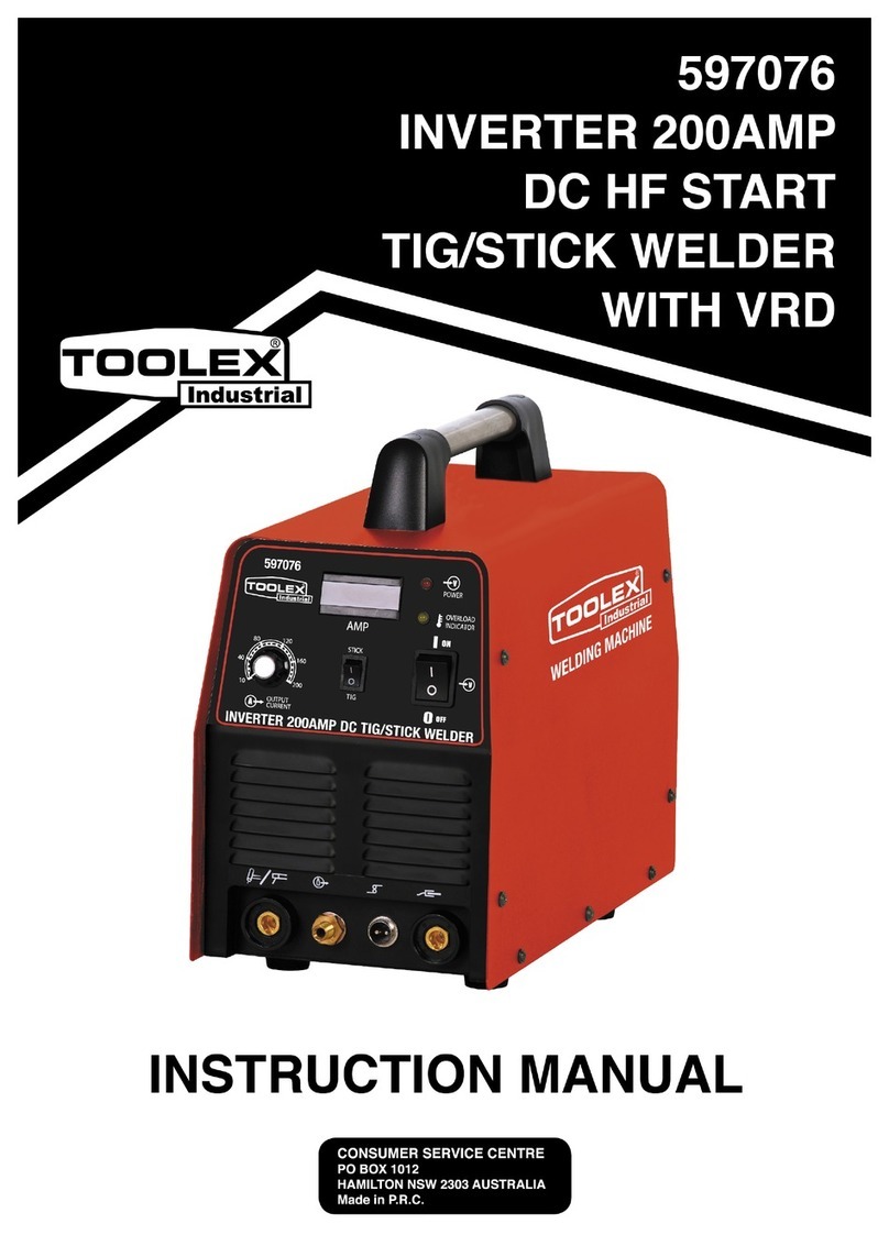Toolex 597076 instruction manual