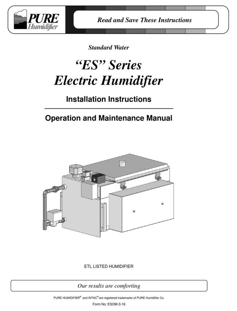 Pure Humidifier ES Series User manual