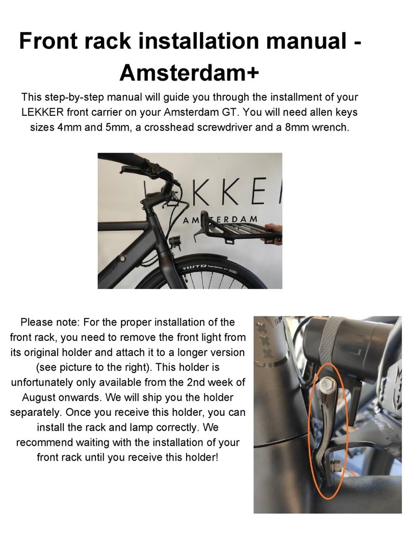 Lekker Bikes AMSTERDAM+ installation manual