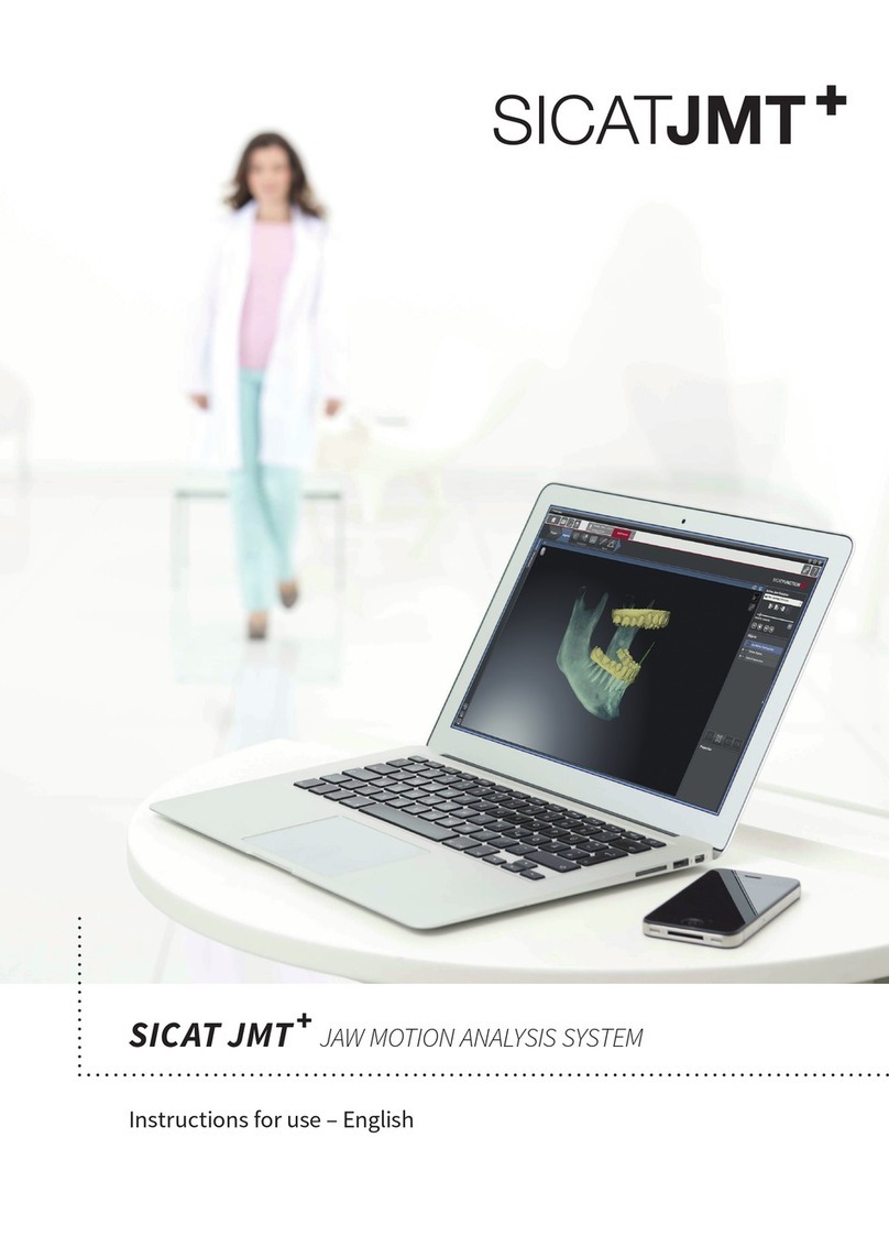Sirona SICAT JMT+ Instructions for use