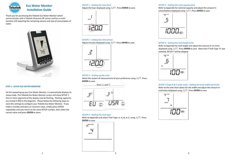 TEKELEK TEK 603 installation guide