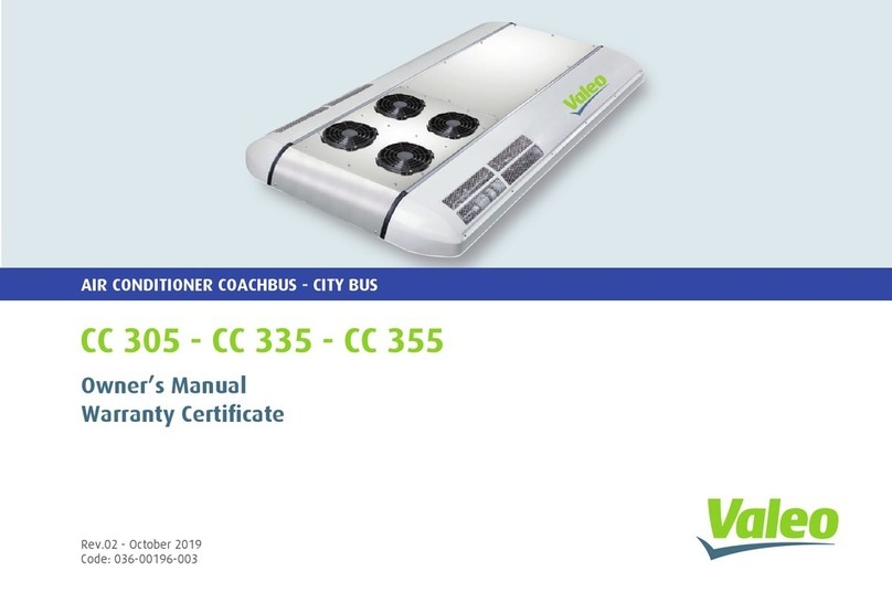 Valeo CC 305 User manual Valeo CC 305 User manual