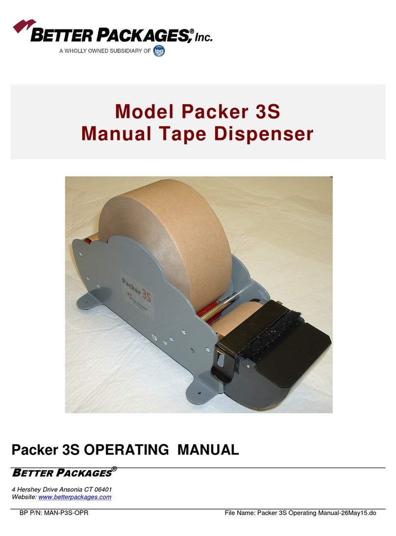 IPG Better Packages Packer 3S User manual