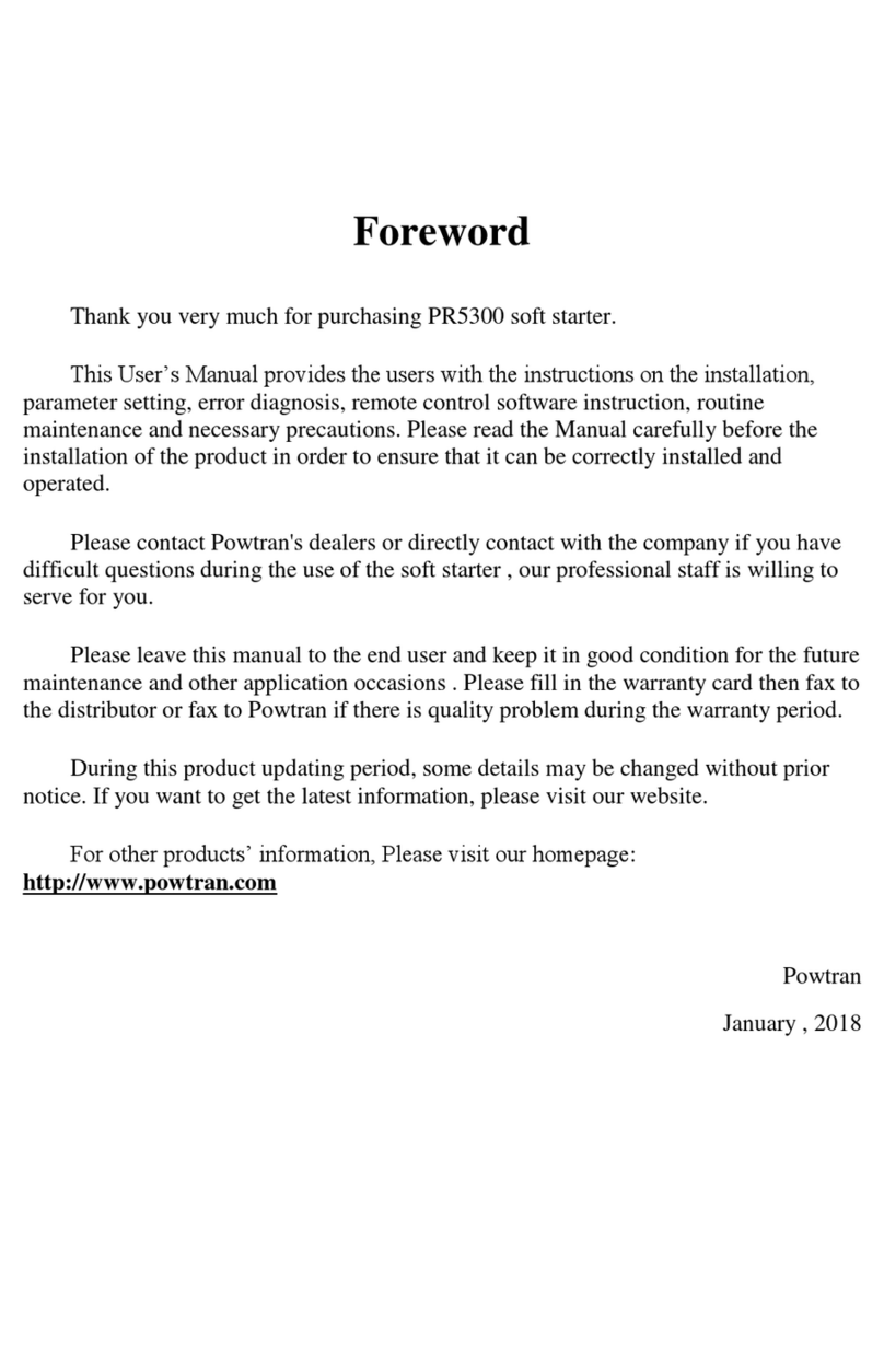 Powtran PR5300 user manual