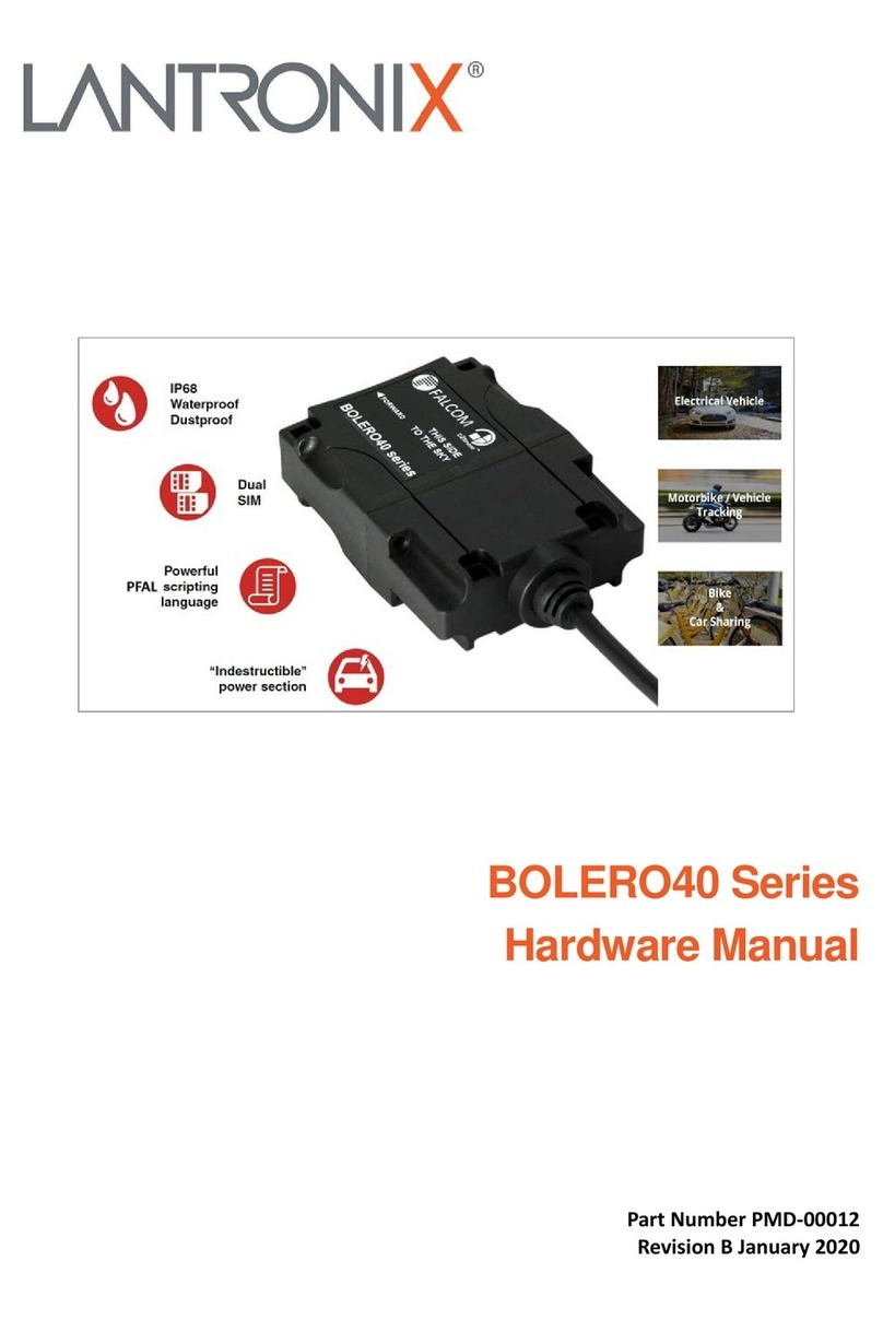 Lantronix BOLERO40 Series User manual