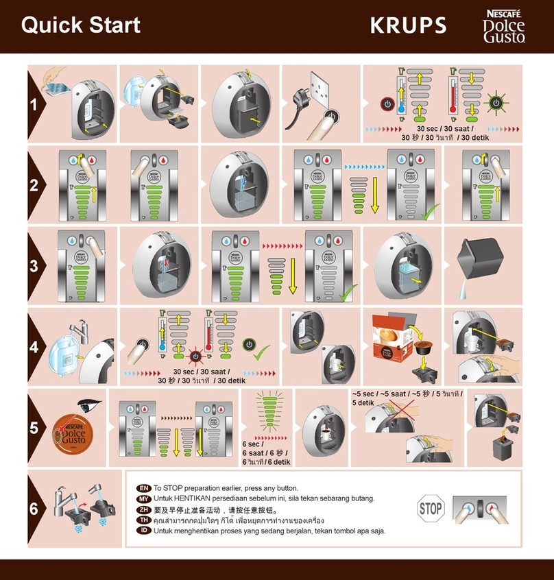 Krups NESCAFE DOLCE GUSTO User manual