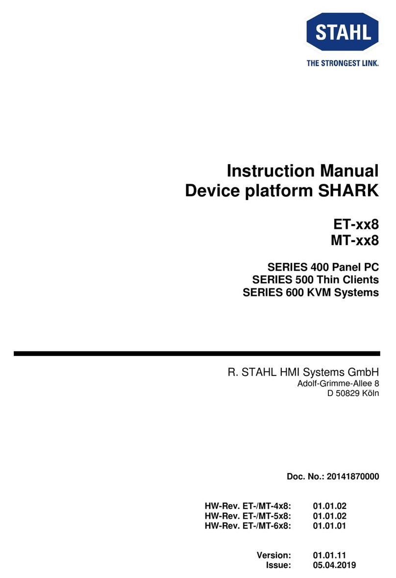 Stahl ET 8 Series instruction manual